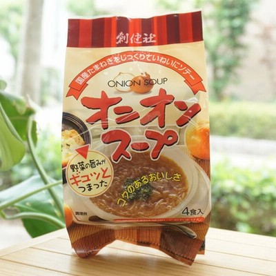 オニオンスープ (フリーズドライ) /6g×4袋 /創健社/　国産たまねぎをじっくりていねいにソテー