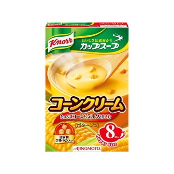 味の素AGF クノール  カップスープ  コーンクリーム  8袋  x 