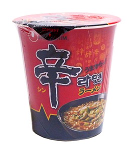 ★まとめ買い★　農心ジャパン　辛カップラーメン　６８Ｇ　×24個