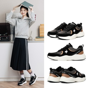 【LE COQ SPORTIF 法國公雞】CHAMBORD 運動鞋 男鞋 女鞋-黑色LWW73213