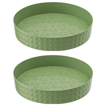 妃妃嚴選 旋轉置物盤  抹茶綠  2個