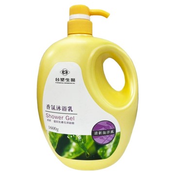 台塑生醫 香氛沐浴乳 清新海洋風  1個  1.6L