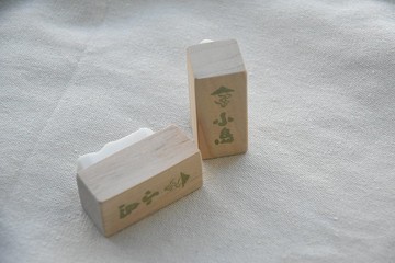 手刻橡皮印章【小島】