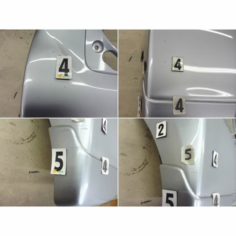 ムーヴ DBA-LA100S リア バンパー カバー S28 52159-B2640 銀