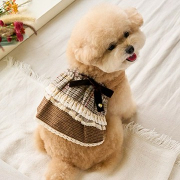 寵物服飾-Cancan Bustier 經典吊帶層裙 -韓國it’s 寵物衣服  狗狗衣服 小型犬洋裝 寵物洋裝 羊毛洋