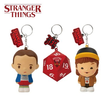 Netflix官方授權｜STRANGER THINGS 怪奇物語系列｜舒壓勇氣捏捏掛飾 / 鑰匙圈(代理商公司貨)
