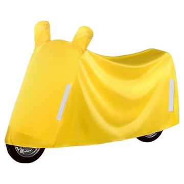 加厚牛津布機車防曬防水防塵罩  黃色  3XL