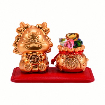 金龍爆賺五路聚財鎮 (元寶/招財/風水擺件/旺財位/五行)