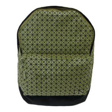ISSEY MIYAKE BAOBAO 幾何方格中性款後背包(橄欖綠)霧面