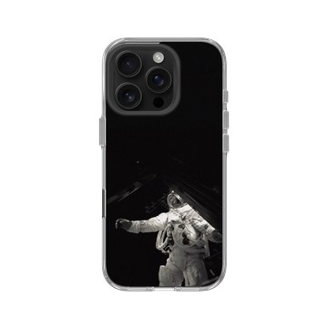 iPhone 16 Pro Clear Case（相機按鈕） 透明 - NASA - Gemini 4 - Astronaut White Walking In Space