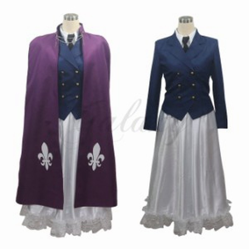 大人気 COS_PRETTTO製 ヘタリア にょたりあ フランス娘 衣装＋ウィッグ 