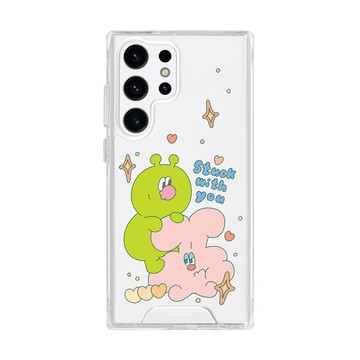 【品牌聯名】KINGJUN蠢兔的BT小跟班防摔透明SAMSUNG手機殼