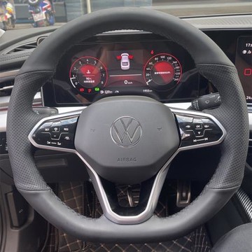 大眾高爾夫8Rline途昂X新帕薩特CC凌度途觀L邁騰專用手縫方向盤套