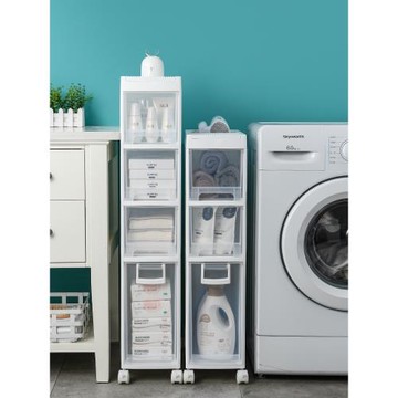 多層夾縫收納柜廚房抽屜式縫隙儲物柜置物邊角柜衛生間窄縫置物架