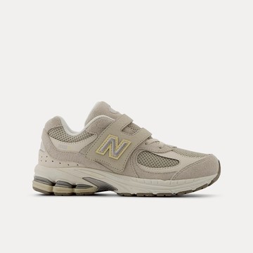 【NEW BALANCE】2002R系列 運動鞋 童鞋 中童 兒童 魔鬼氈 亞麻灰 PV2002RT