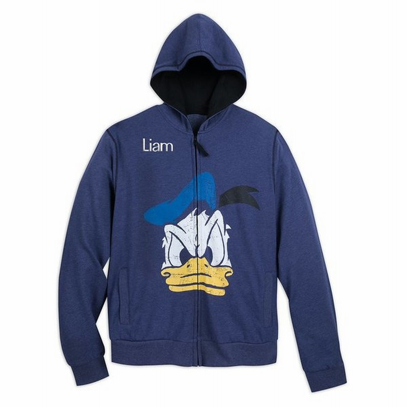 ディズニー ドナルドダック ドナルド Donald フード付き パーカー 上着 服 洋服 メンズ 大人 男性 通販 Lineポイント最大0 5 Get Lineショッピング