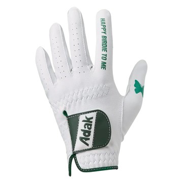 adak 男士揮桿節奏晶片防滑高爾夫左手手套  22  白綠  1個