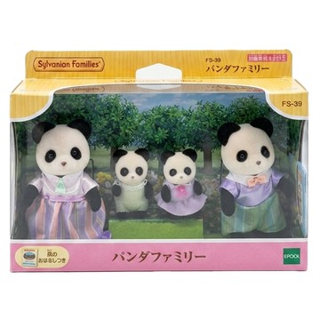 EPOCH Sylvanian Families 森林家族 熊貓家庭組 FS-39 3歲以上  1組