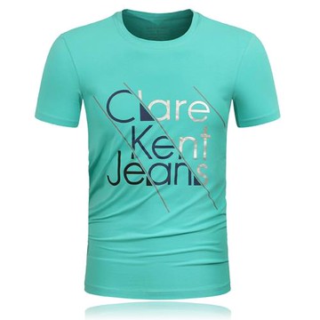 正品夏裝時尚短袖t恤修身款萊卡棉韓版歐貨潮流港式男裝時尚打底t