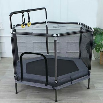 免運 兒童蹦蹦床家用室內跳跳床小孩室內彈跳床帶護網防側翻扶手彈力床