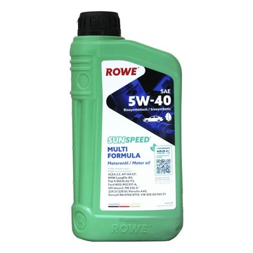 【易油網】ROWE SUNSPEED MULTI FORMULA SAE 5W40 柴油車 機油 柴油車可用