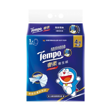 Tempo 哆啦A夢 隨掛隨抽奢柔四層衛生紙(180抽/包)【杏一】