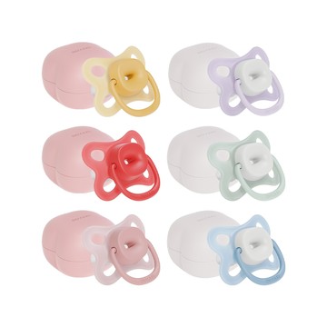 MOYUUM 韓國 透氣式矽膠奶嘴收納盒組 蝴蝶款-多款可選