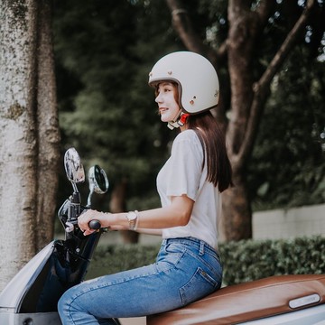 MODER摩德-BELLE貝爾(小帽體)-平光椰奶白