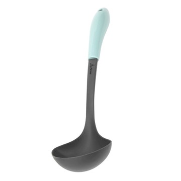 《Luigi Ferrero》Norsk不沾鍋尼龍湯杓-粉藍-- 料理匙 攪拌杓 攪拌勺 湯匙