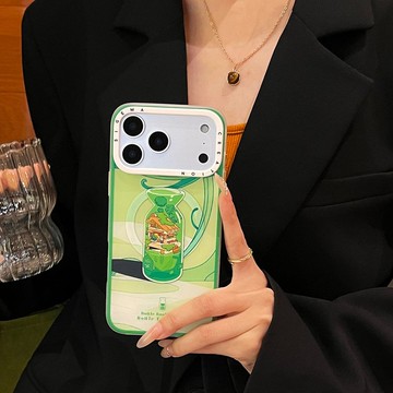 【隱藏式磁吸】林遭遇瓶中書屋鋁合金按鍵全磨砂防摔防刮iPhone17