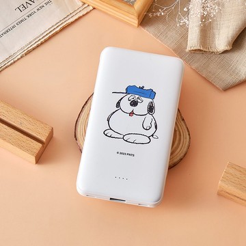 SNOOPY史努比睡眼惺忪歐拉夫雙線快充10000mAh行動電源
