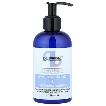 Pure Biology, RevivaHair™, Hair Strengthening & Thickening Shampoo, 8 fl oz (240 ml)