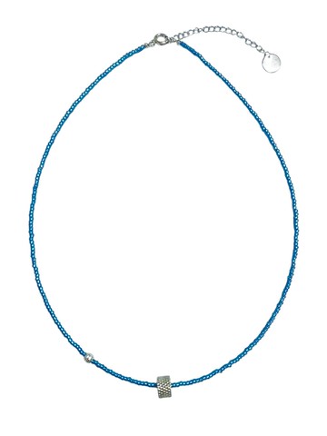 Wander Wheel Necklace [Blue]
