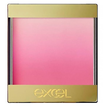 Excel 漸層魅色腮紅  AB03 淨彩櫻粉  1個