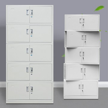 分五節鐵皮文件柜辦公室資料檔案柜密碼帶鎖書柜財務憑證儲物柜子/文件櫃/資料櫃/檔案櫃/辦公櫃/儲物櫃/收納櫃/置物櫃/更衣櫃/多層櫃/公文櫃