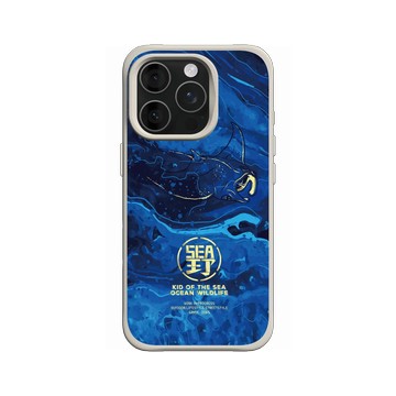 iPhone 16 Pro SolidX 貝殼灰 - KID - 野SEA海洋MANTA