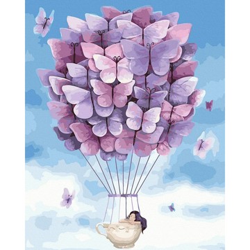 ArtLife 藝術生活 數字油畫DIY DT231 50 x 40cm  蝶夢  1組