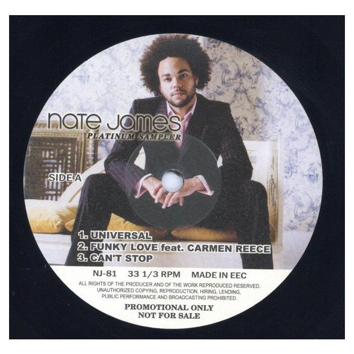 NATE JAMES Universal   Funky Love (Platinum Sampler EP) EP JAPAN 2006年リリース