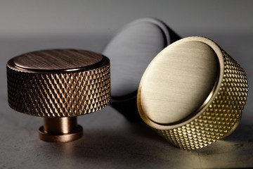 golden parade【直花】黃銅單點把手