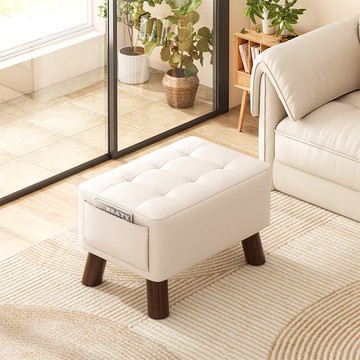 沙發矮凳 輕奢小凳子家用客廳沙發凳茶幾小矮凳腳踏軟包小椅子小板凳換鞋凳S094公司貨