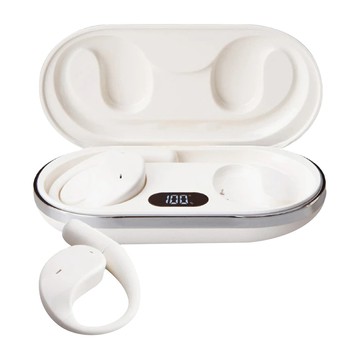 E-books SS71 開放式氣傳導數顯藍牙6.0耳機  奶茶色  E-EPA277