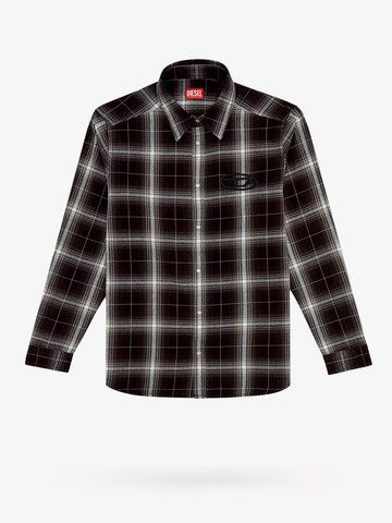 Madras shirt with oval d embroidery - DIESEL - gender_Man
