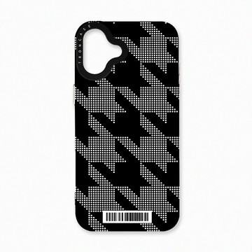 iPhone 16 Plus 殼 TRON IPhone 16 PLUS 幾何圓點千鳥紋  載具 太空殼 透黑款 手機殼