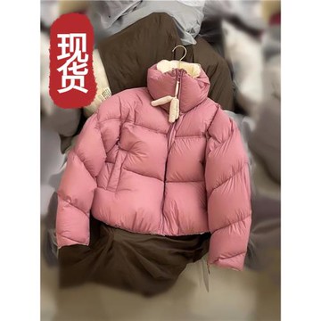 白鵝絨~南油女裝2025冬新品加厚羽絨服女短款泡芙羽絨面包服外套