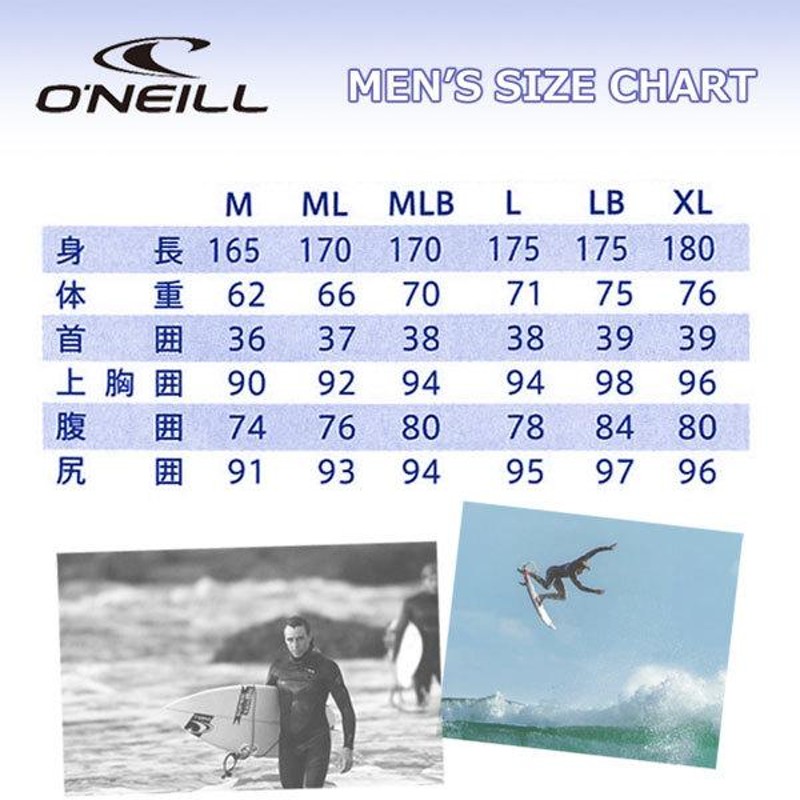 21 ONEILL オニール フルスーツ ロングチェストジップ サーフィン