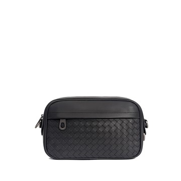 【FREED】手工細編織皮革郵差包(小)