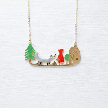 樹懶和黑貓 | 手繪森林風黃銅戒指 | 可調節