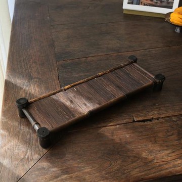 耕云 文人茶杯架 單層杯架 竹杯架 茶杯架 竹編茶具架子 壺承