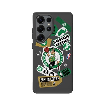 Galaxy S25 Ultra SolidSuit 黑 - NBA - 拼貼系列-波士頓塞爾提克 Boston Celtics - Collage
