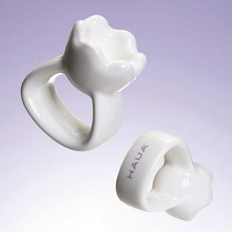 【HAUA】陶瓷刮痧戒指 金智媛同款 臉部按摩刮痧 頭皮按摩刮痧